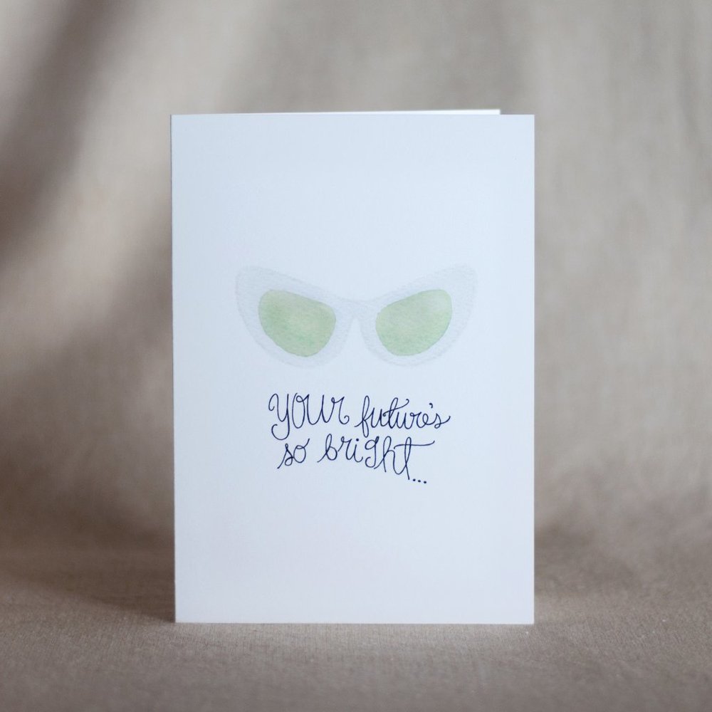 4/$20- Sunglasses Congratulations Card